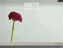 Tablet Screenshot of josettefleurs.com